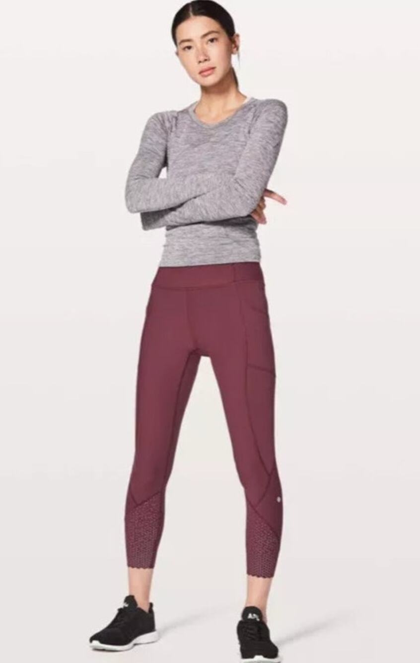 Lululemon Tight Stuff Tight II Size 8 Redwood 25" RARE!